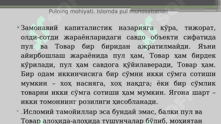 ISLOMDA PULNING MOHIYATI 2