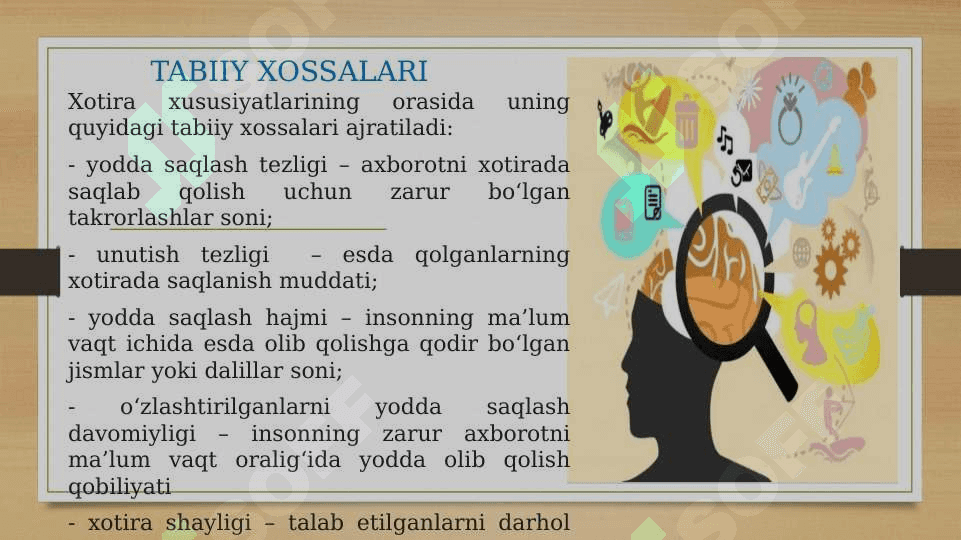 XOTIRANI EKSPERIMENTAL O‘RGANISH 3