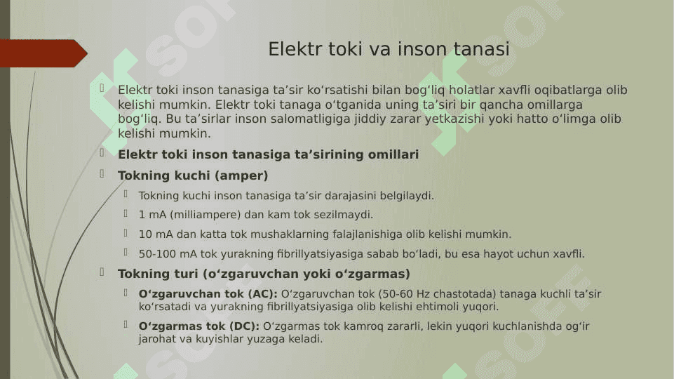 Elektr xavfsizligi 6