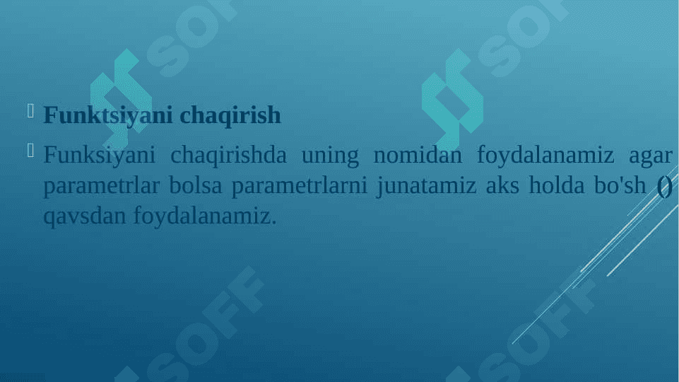 PYTHONDA FUNKSIYALAR. REKURSIYA TUSHUNVHASI 3
