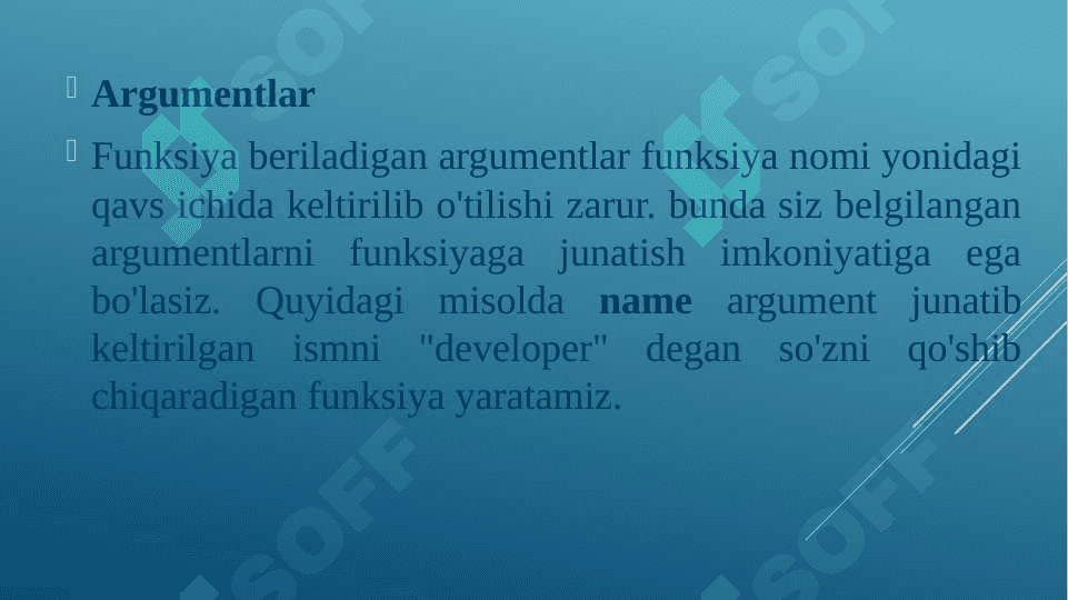 PYTHONDA FUNKSIYALAR. REKURSIYA TUSHUNVHASI 4