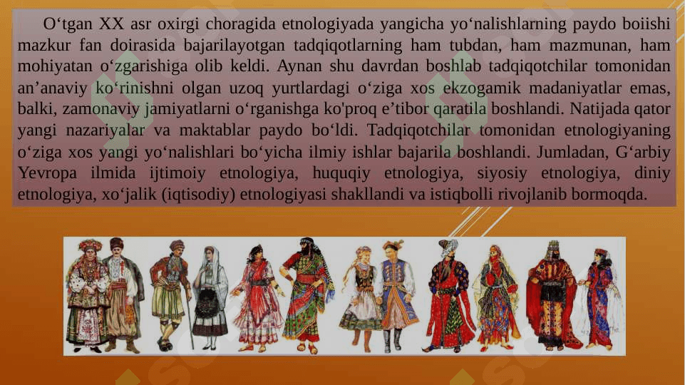 Etnologiyaning zamonaviy muammolari 3