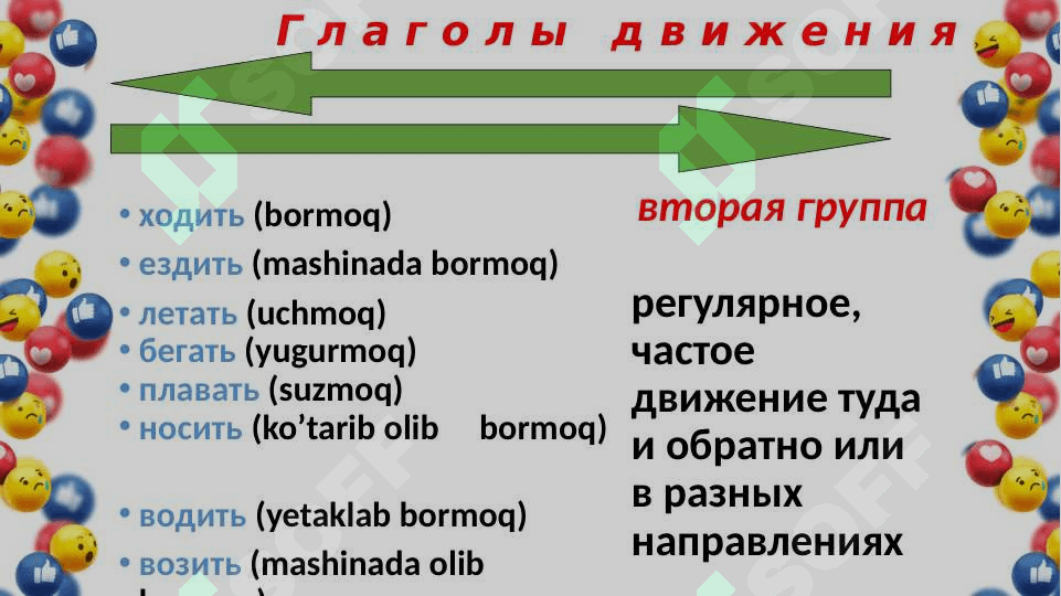 Глаголы  движения 4