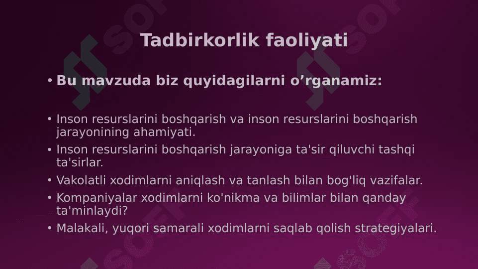 Inson resurslarini boshqarish 2
