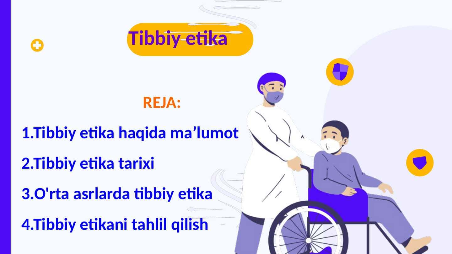 Tibbiy etika