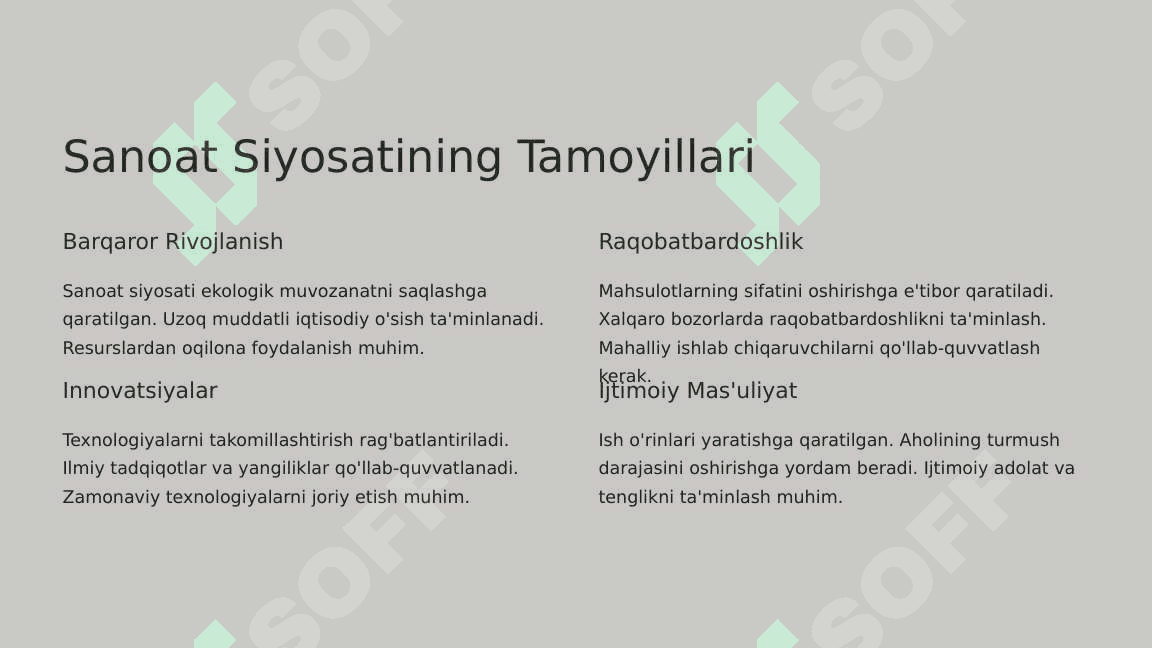 Davlat Sanoat Siyosati 4