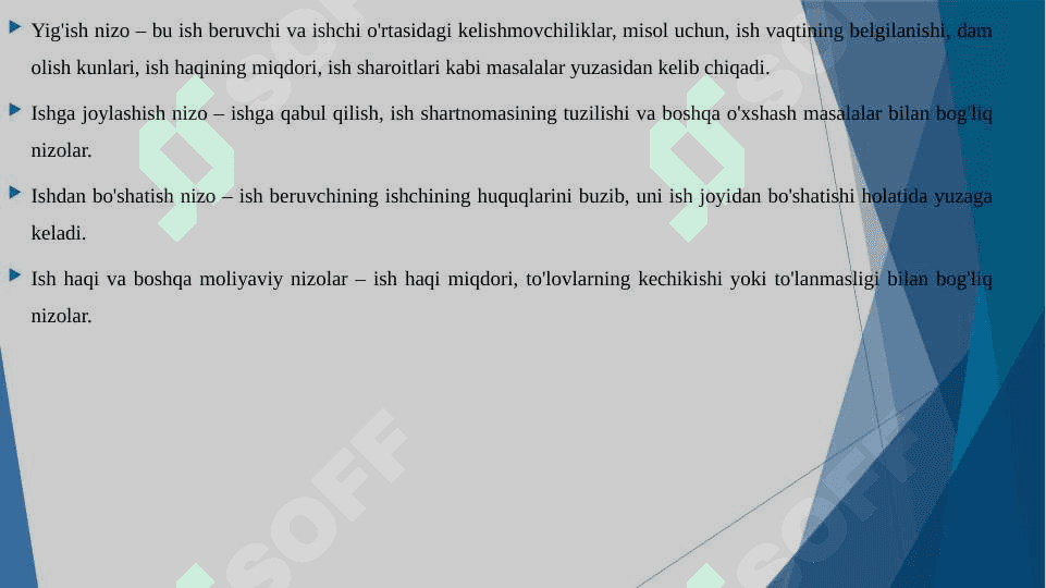 MEHNAT NIZOLARINI SHAKLLARI VA USULLARI 6
