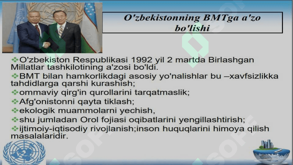O’zbekiston va BMT hamkorligi 3