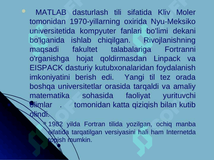 MATLABDA DASTURLASH 3