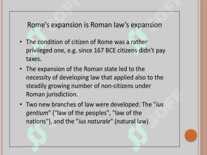 Roman law 6