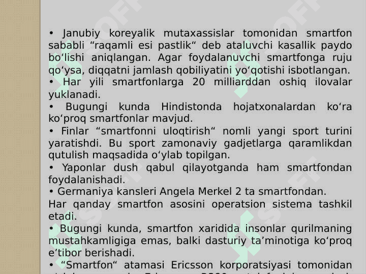ZAMONAVIY RAQAMLI GADJETLAR 6