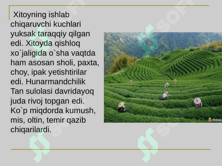 ILK O`RTA ASRLARDA XITOY MADANIYATI 6