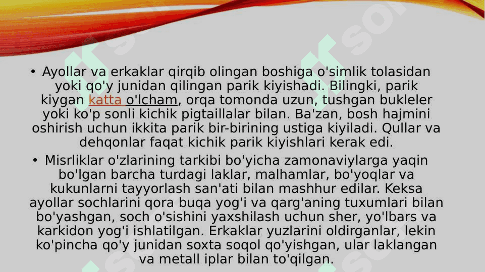 Qadimgi zamon ayollarning ta’lim va tarbiya mazmuni ayollar uchun kasb, musiqa, san’at va jismoniy ma’naviyat maktablari 8