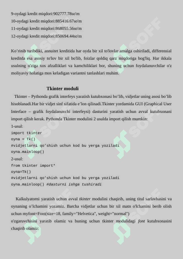 Python dasturlash tilida kalkulyator tuzish 3
