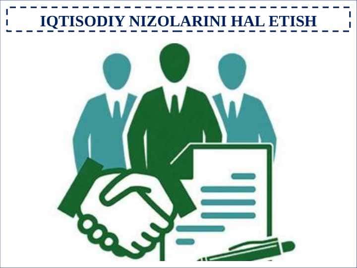 Iqtisodiy nizolarini hal etish