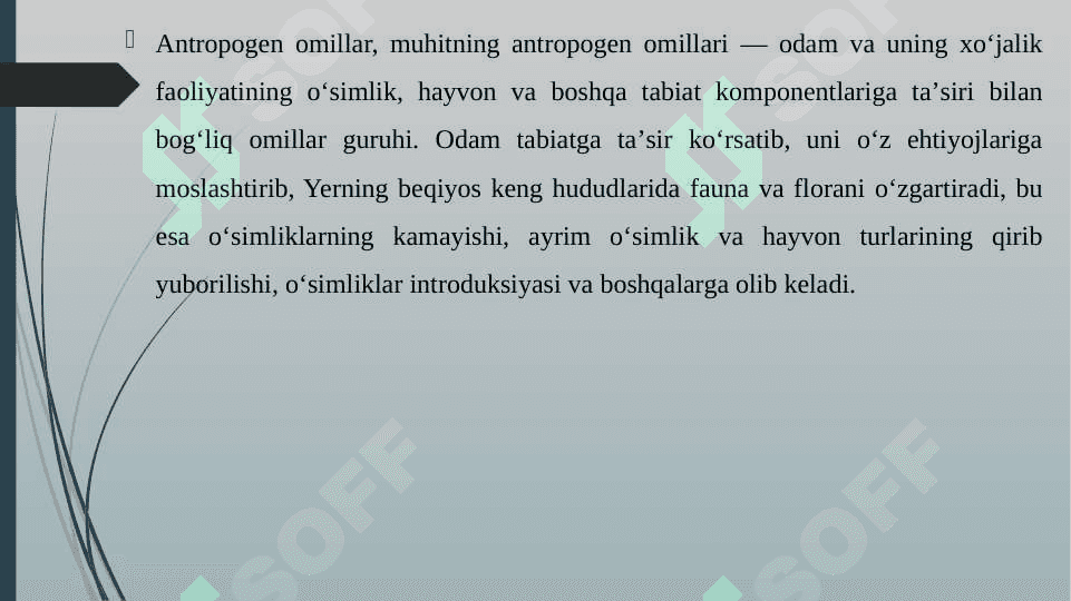 ANTROPOGEN RELEF SHAKLLARIGA TA'RIF BERISH 3