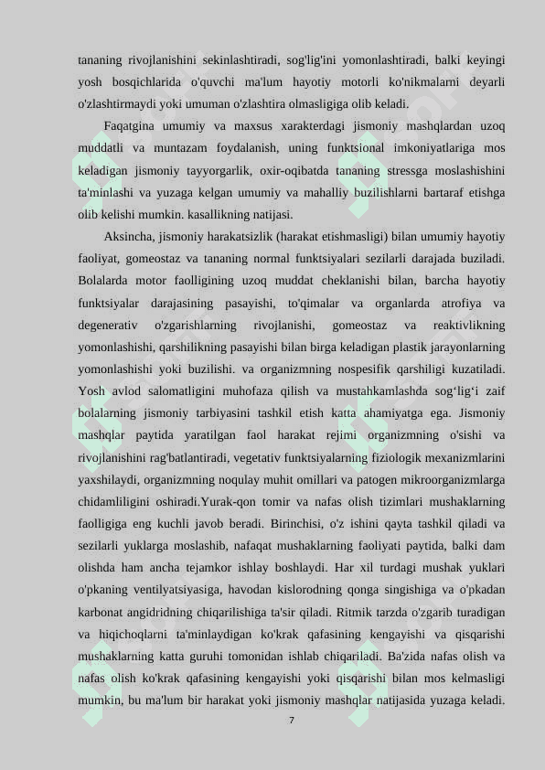 SOG'LIGI ZAIF O'QUVCHILAR BILAN TASHKIL ETILADIGAN JISMONIY TARBIYANING AHAMIYATI 6