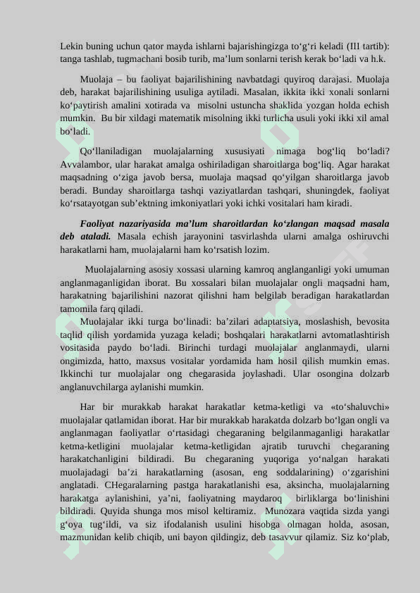 Faoliyat va motivatsiya 4