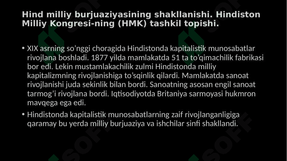 Hindiston XIX-XX ASRDA 8