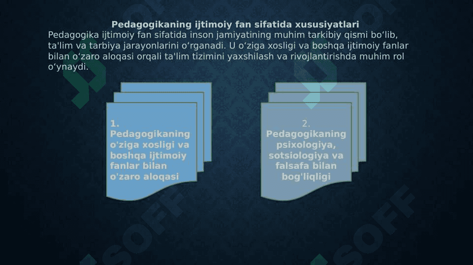 Pedagogika ijtimoiy fan sifatida 8