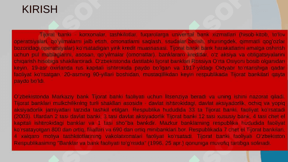 TIJORAT BANKLARI 3