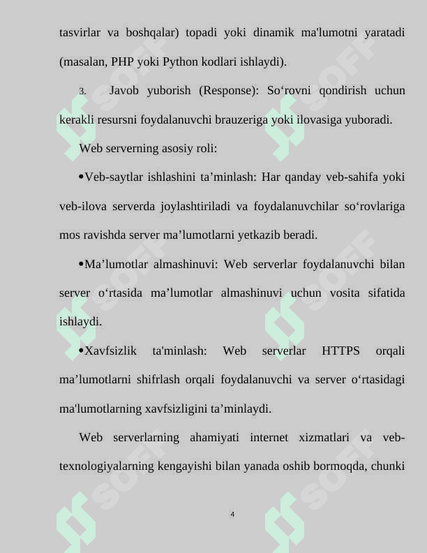 Web serverlarni boshqarish. Asosiy tushunchalar 4