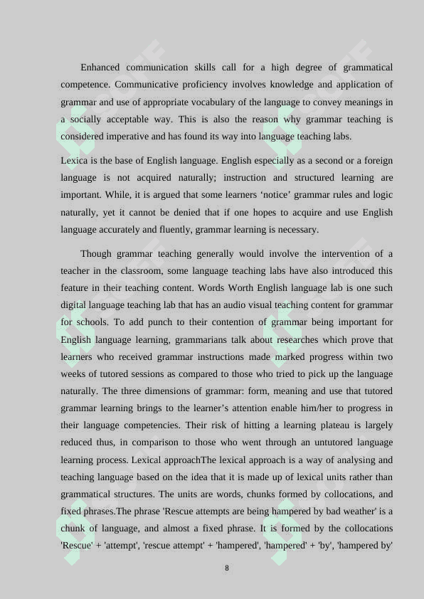Ways of teaching english lexical 8