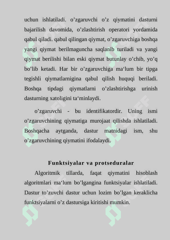 C# VA BOSHQA TILLARDA (PASCAL ,C++) MODULLI DASTURLASH 6