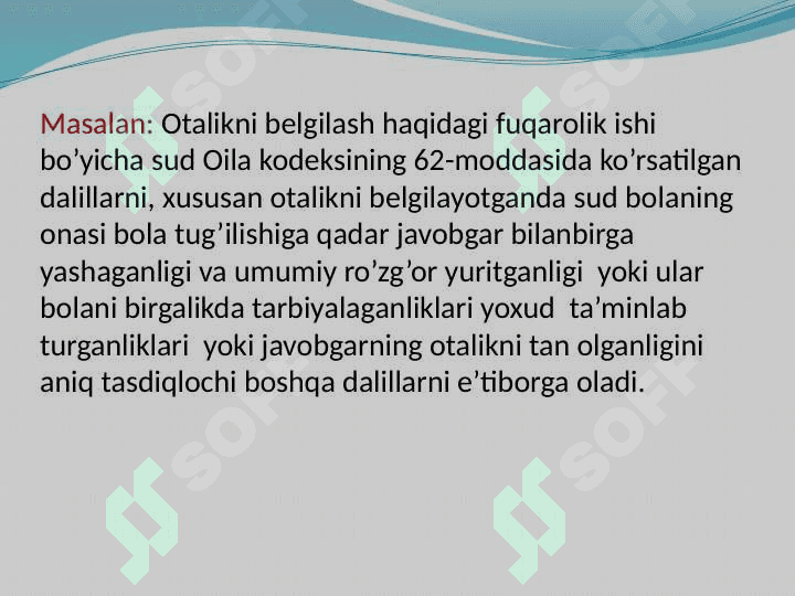 Fuqarolik Protsessida dalillar va isbotlash 4