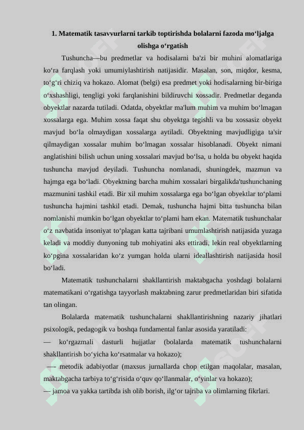 Fazoda mo‘ljalga olishni shakillantirish vazifalari o‘ziga nisbatan tinch va harakat holatiga asosiy yo‘nalishlarni farqlash 2