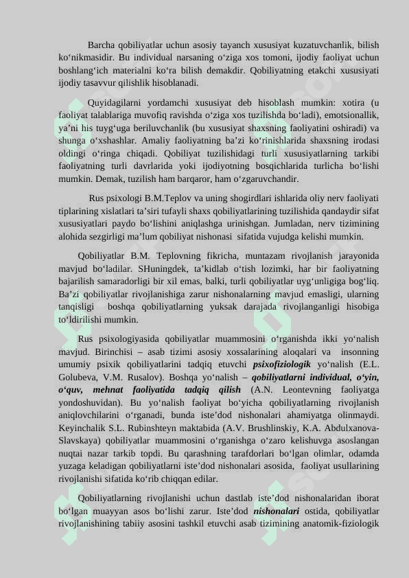 Qobiliyatlar 3