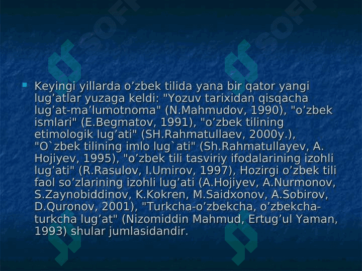 Lug’at turlari va tiplari 7