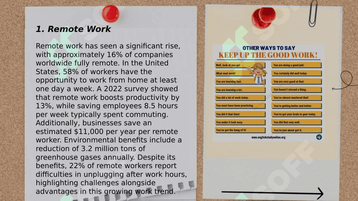 Work and job.Ways of working  slayt 3