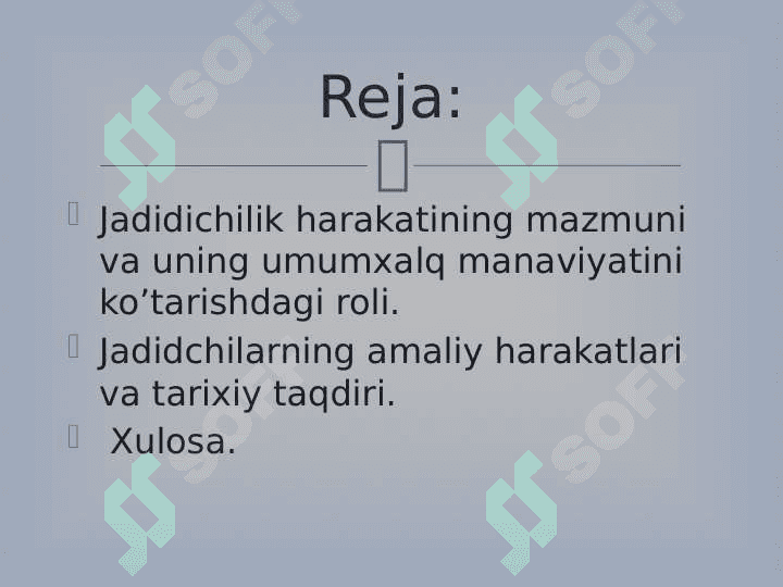Jadidchilarning ma’rifatparvarlik harakatlari va uning xalq manaviyatini ko’tarishda tutgan o’rni 2