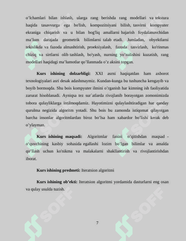 Iteratsion algoritmi 7