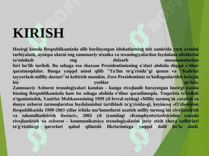 HTML DA  SKRIPTLAR BILAN ISHLASH hisobot 3