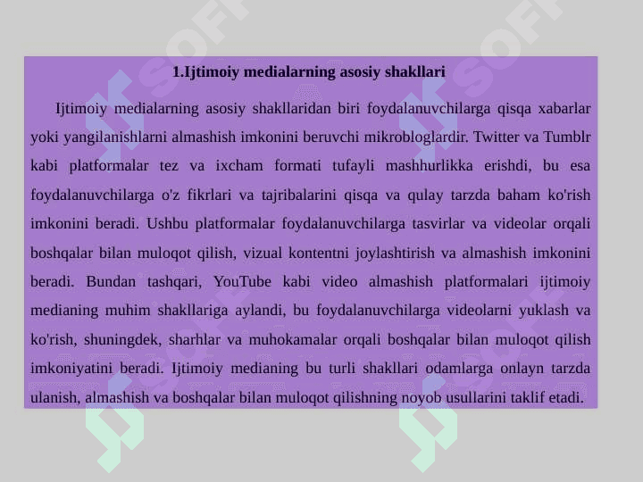 Ijtimoiy media shakllari 3