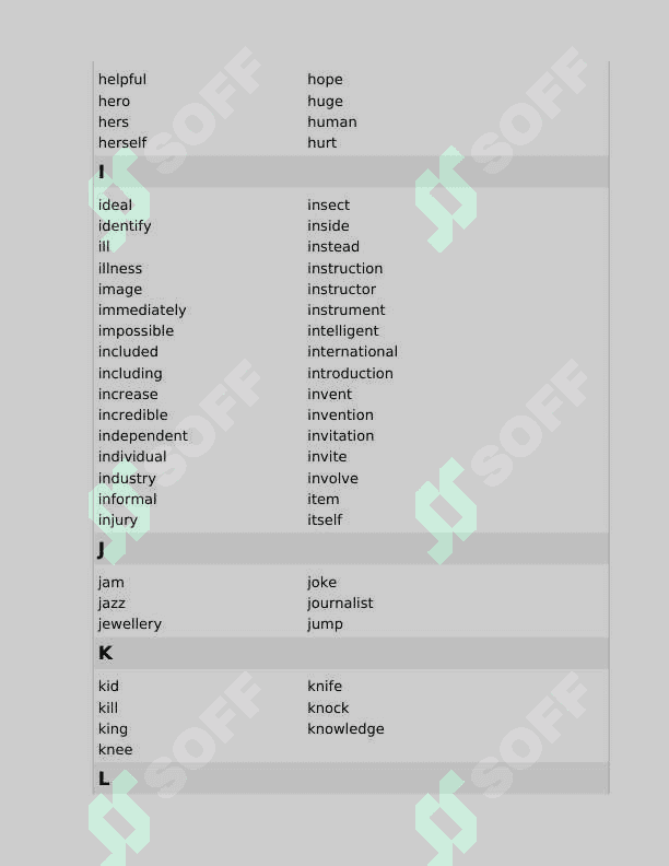 CEFR A2 Word List 7