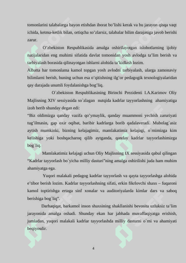Maktab matematika kursida kvadrat tenglamalarga keltirib yechiladigan misol masalalarni yechish metodikasi. 4