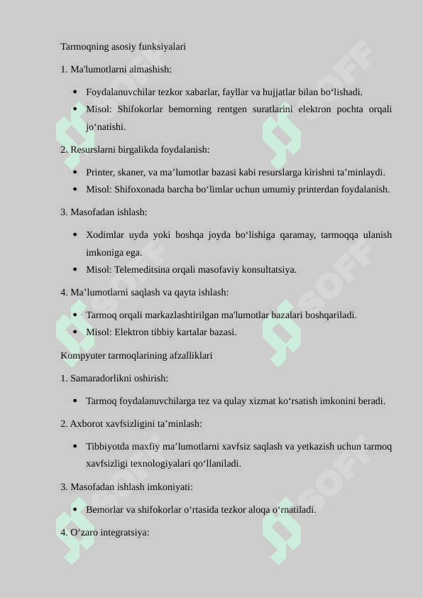 Kompyuter tarmog’i haqida 5