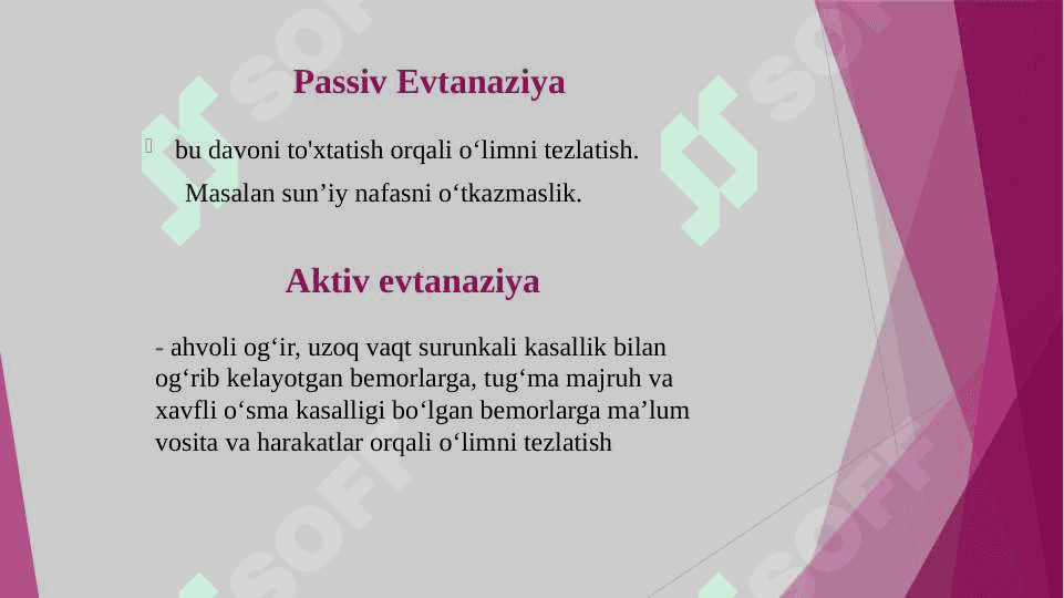 Evtanaziya muammolari 4