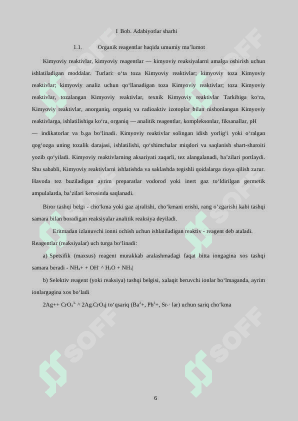 Analitik kimyoda organik reagentlar 6