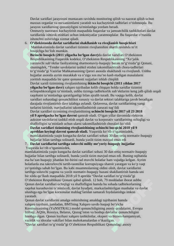 Davlat xaridlari Yakuniy savol javoblari 3