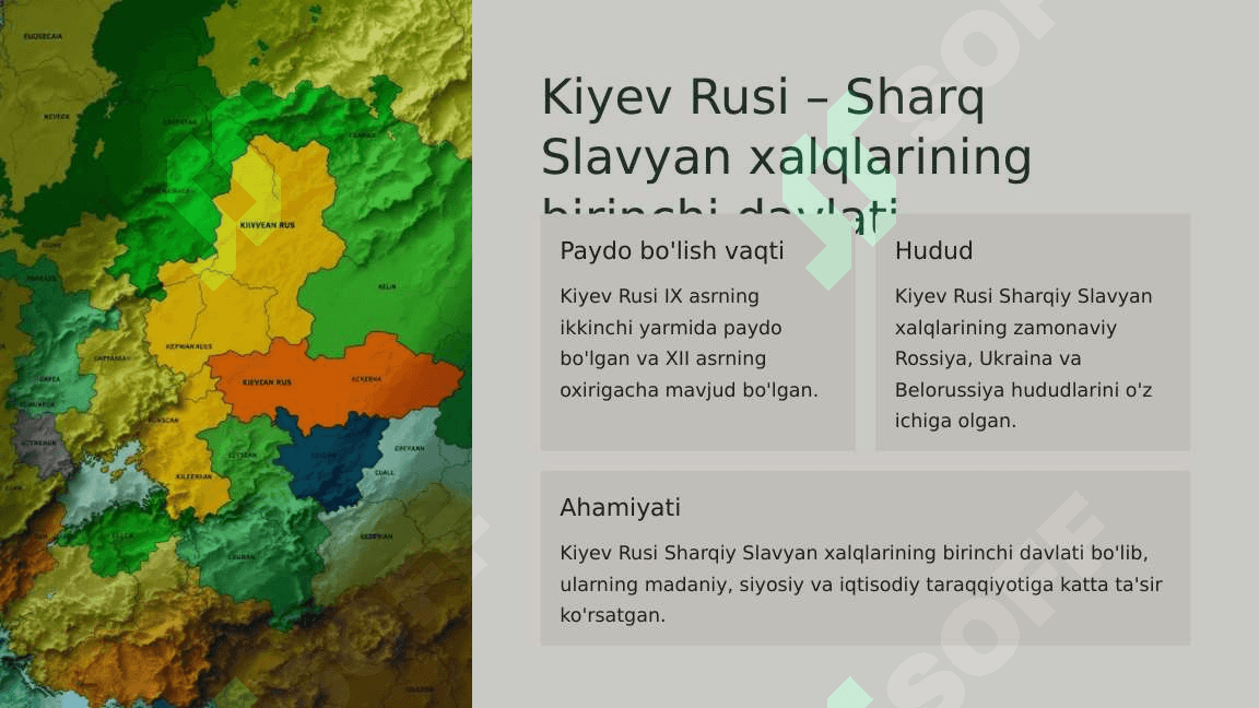 Ilk o'rta asrlarda Kiyev Rusi 2
