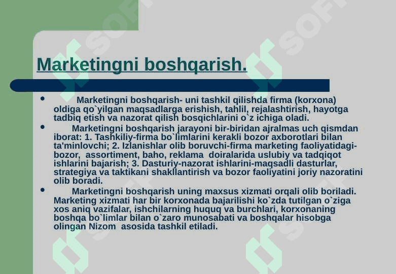 MARKETING XIZMATLARINI TASHKIL ETISH 3