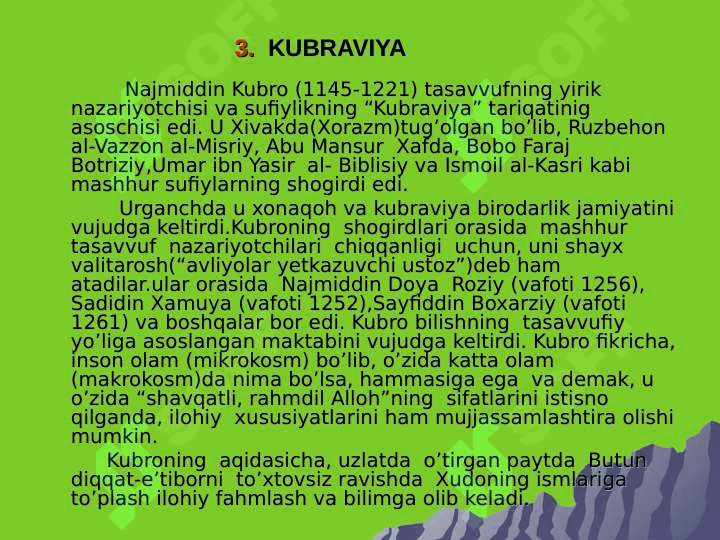 Kubraviya tariqati 8