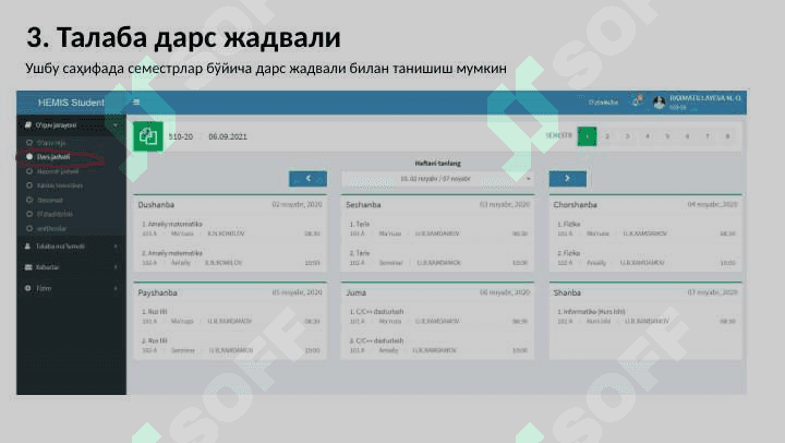 МОДЕЛ ВA ҲЕМИС ТИЗИМИ 6