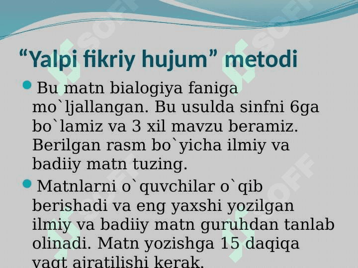 INTERFAOL METODLAR 4