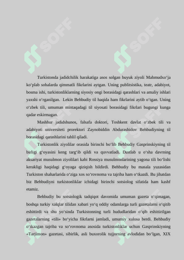 Behbudiyning tilshunoslik sohasiga oid faoliyati 3