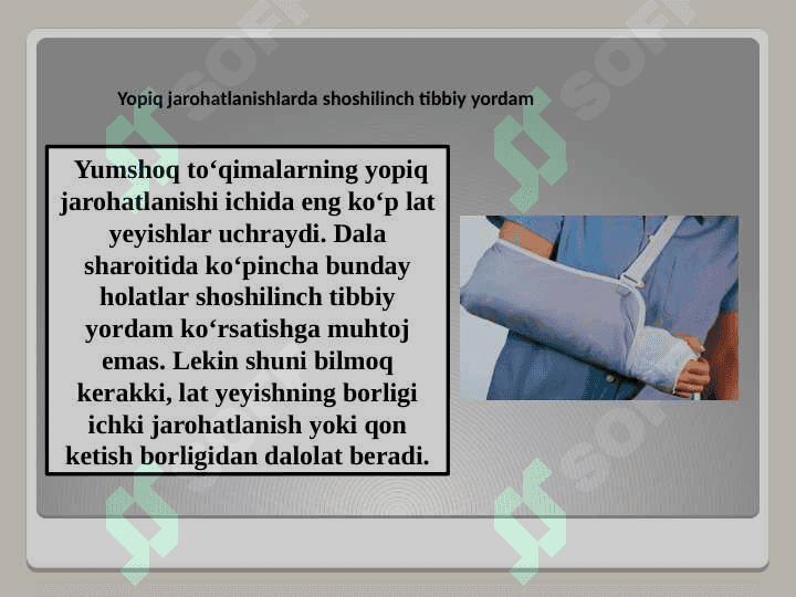 Shikastlanishlar toʻgʻrisida umumiy malumot 5